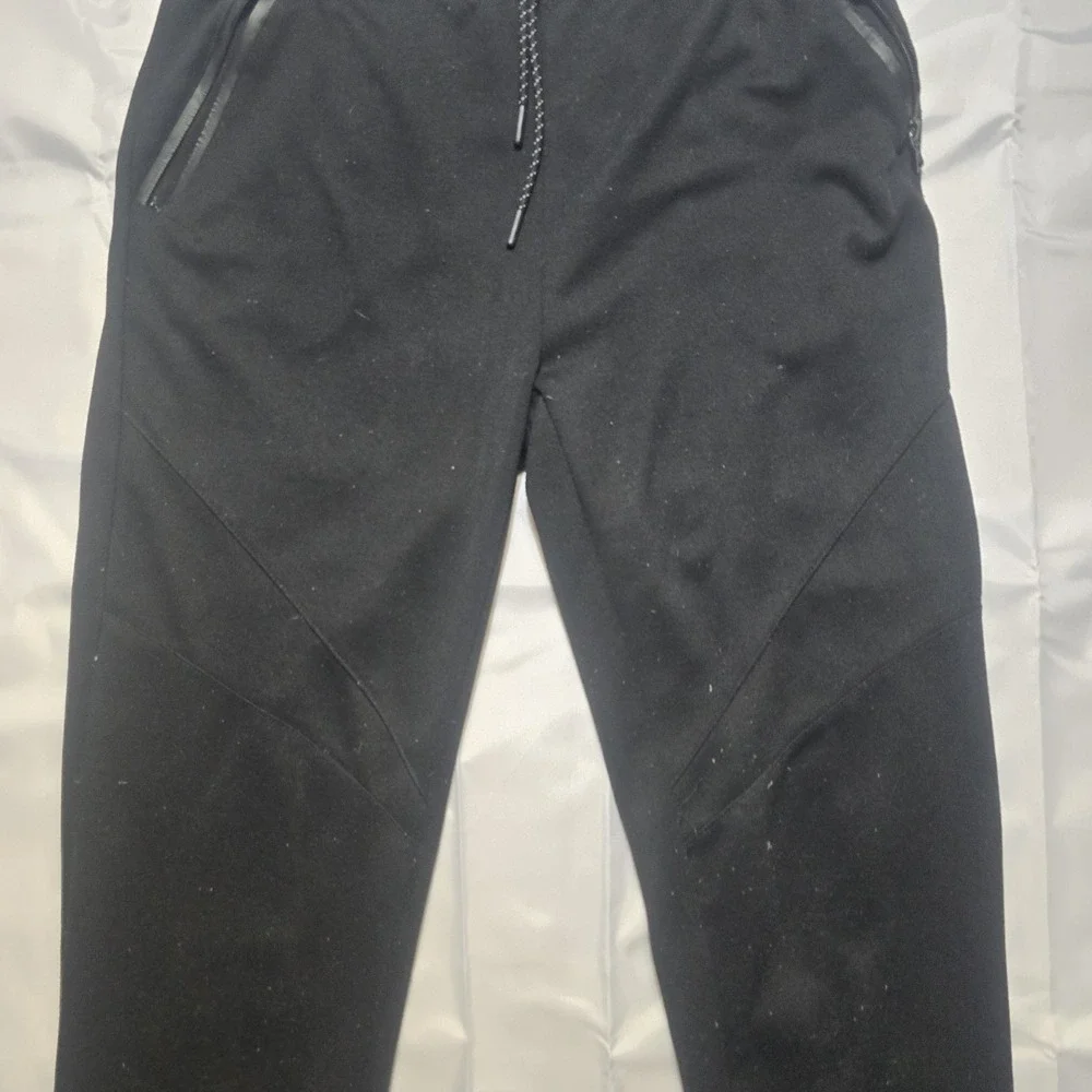 Southpole Jogger Sweatpants Mens Size XL Black Y2K Skater Drawstring J02